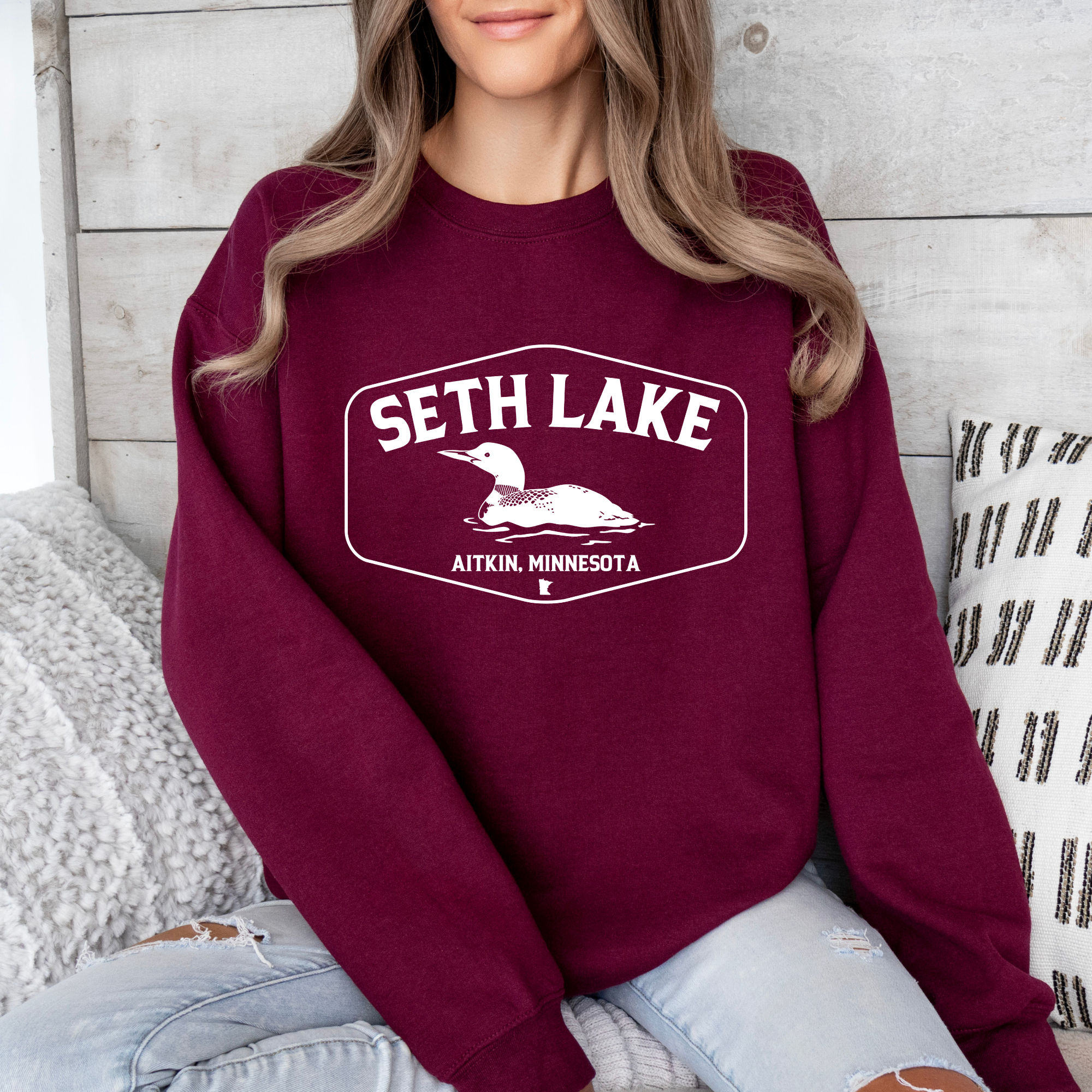 Loon Seth Lake Crewneck Sweatshirt