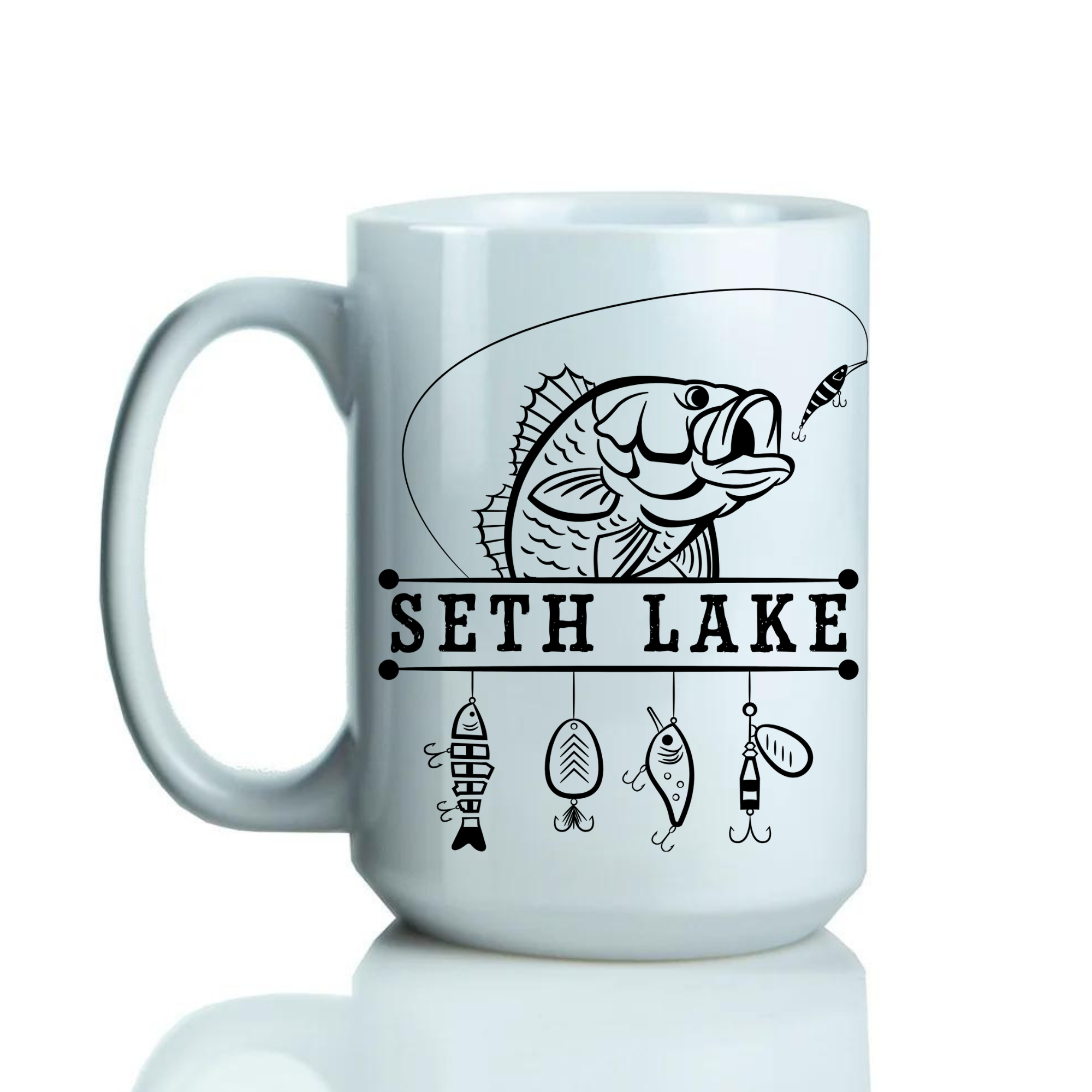 Lure Seth Lake Ceramic Coffee Mug